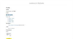 Desktop Screenshot of catatsuy.org