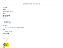 Tablet Screenshot of catatsuy.org